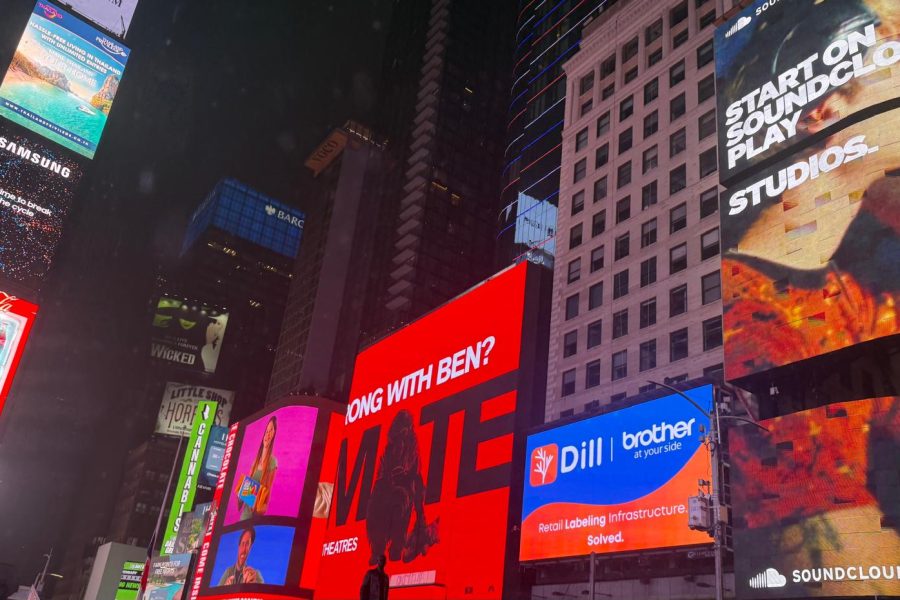 Dill in Times Square